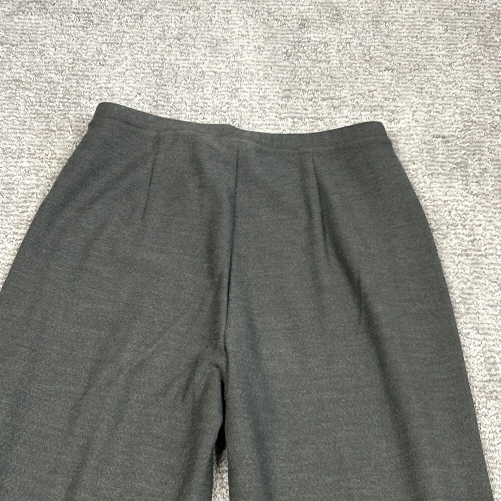 Eileen Fisher Pants Womens Small Wool Straight Leg Gray Green Pull On Stretch - Picture 7 of 7